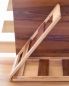 Preview: Altar klappbar150x70x93cm Esche- Nussbaumholz