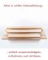 Preview: Altar klappbar150x70x93cm Esche- Nussbaumholz