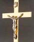 Preview: Altarkreuz 46 cm hoch, 23 cm breit Messing poliert