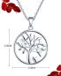 Preview: Lebensbaumanhänger 925 Sterling Silber 21 mm Ø