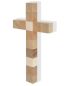 Preview: Wandkreuz 12 Apostel aus Holzwürfel 36 x 20 cm