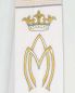 Preview: Marienstola weiß 130 cm AM und Krone gestickt