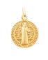 Preview: Benedikt Medaille 12 mm Ø Anhänger 8 ct. Gold 333