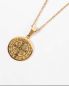 Preview: Benediktus Medaille mit Kette aus Edelstahl vergoldet