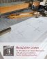 Preview: Kelchgarnitur Leinen 3-teilig Fisch gestickt beige