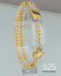 Preview: Rosalet mit gold mattierten Perlen aus Sterling Silber