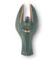 Preview: Verkündigungsengel 7 cm Bronze grün patiniert