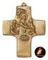 Preview: Kommunionkreuz 9 x 7 cm "das letzte Abendmahl"