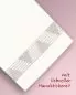 Preview: Chorrock Tevira & Wolle creme 100 cm handbestickt