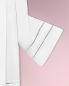 Preview: Chorrock mit Stickerei creme 55% Polyester & 45% Wolle