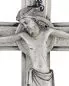 Preview: Kreuz 4 Evangelisten 13,5 cm antik Silber, mit Korpus