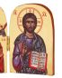 Preview: Byzantinische Diptychon-Ikone 5 x 7 cm Maria Eleusa