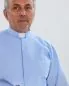 Preview: Collarhemd 100% Baumwolle hellblau Langarm Gr.38 - 49 Preview: Collarhemd 100% Baumwolle hellblau Langarm Gr.38 - 49