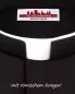 Preview: Collarhemd Romano Baumwolle Schwarz Langarm Gr. XL