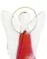 Preview: Glasengel stehend rot