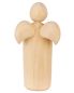 Preview: Engel betend, modern 9 cm Figur Zirbenholz natur