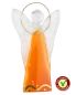 Preview: Glasengel orange zum Aufhängen