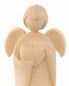 Preview: Engel der Liebe, 9 cm Figur mit Herz, Zirbenholz natur