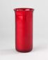 Preview: Ewiglichtglas rot 20 cm geschwungene Form