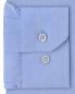 Preview: Collarhemd Fil a Fil Langarm Hellblau 80% BW 20% PE
