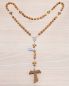 Preview: Rosenkranz Franziskus Taukreuz Olivenholz
