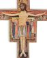 Preview: Franziskuskreuz 14 x 9 cm Kunstdruck San Damiano