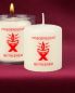 Preview: Friedenslichter Bethlehem rot 50 Kerzen 50 x 60 mm
