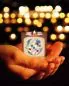 Mobile Preview: 50 Friedenslichter mit Kerzen Becher Friede sei mit Euch