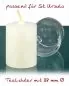Preview: St. Ursula Lichtglas Glafey für Teelichter mit 38 mm