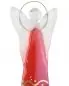 Preview: Glasengel stehend rot