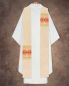 Preview: Stola beige, Gobeline Kreuze eingewebt 140 cm