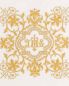 Preview: Segensvelum 300 x 50 cm weiß, IHS - gold gestickt