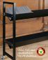 Preview: Gesangbuchwagen schwarz Eisen 85 cm hoch