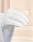 Preview: Handschuhe Einheitsgröße weiß 100% Baumwolle waschbar