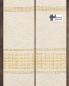 Preview: Priesterstola Beige, Handwebstoff, Streifeneinwebe