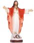 Preview: Herz Jesu Figur 30 cm hoch Resin handkoloriert