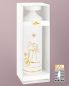 Preview: Hochzeitskerze vintage Paar rosa & gold 275 x 80 mm