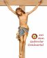 Preview: Wandkreuz holzgeschnitzt Balken 64 cm Korpus 30 cm