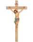 Preview: Wandkreuz holzgeschnitzt Balken 64 cm Korpus 30 cm