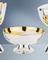 Preview: Hostienschale Messing versilbert 8cm hoch