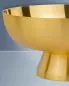 Preview: Hostienschale schlicht 16cm Ø matt vergoldet 7,5 cm hoch