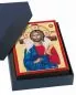 Preview: Ikone Der gute Hirte Siebdruck, 7 x 10 cm