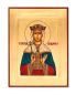 Preview: Ikone heilige Ludmilla 18 x 23 cm Siebdruck Ikone
