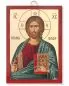 Mobile Preview: Ikone Christus Pantokrator Holz 11 x 15 cm Golddruck