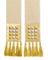 Preview: Kasel gold mit Mittelstab und Innenstola 135 cm