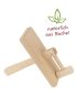 Preview: Karfreitags - Holzklapper aus solidem Buchenholz natur