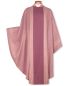 Preview: Messgewand rosa 138 cm mit Goldstreifeneinwebe