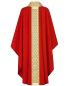 Preview: Kasel rot mit Kragen, 125 cm lang, 154 cm breit