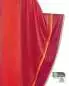 Preview: Kasel rot, mit Kragen & Stola 135 cm lang, 180 cm breit