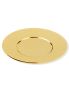 Preview: Kelchpatene vergoldet 14 cm Ø konkav mit Vertiefung
